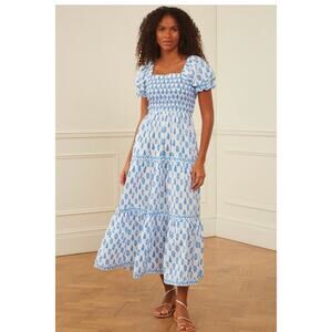 Tuckernuck Pink City Prints Jodhpur Buta Palermo Dress